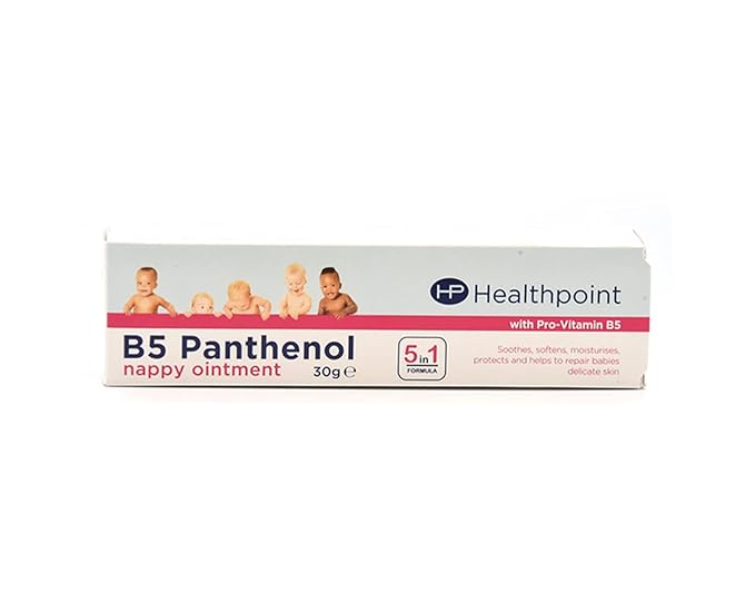 Healthpoint B5 Panthenol Nappy Ointment with Pro-Vitamin B5, 5-in-1 Formula, Soothes and Protects, Suitable for Daily Use, 30g