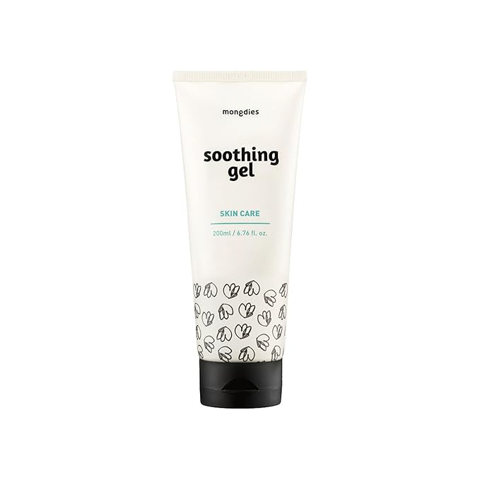 mongdies Baby Soothing Gel | Cooling & Calming Water Gel for Sensitive Skin | Non Sticky Lightweight Moisturizer | Hyaluronic Acid & Panthenol | Vegan EWG Green | 6.76 fl oz