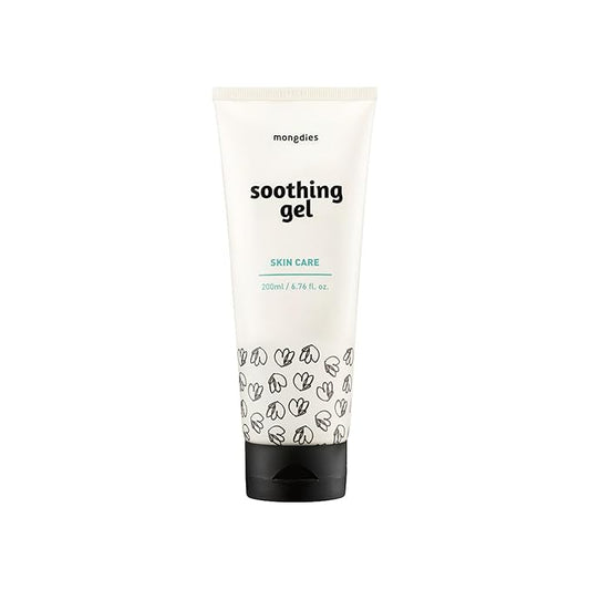 mongdies Baby Soothing Gel | Cooling & Calming Water Gel for Sensitive Skin | Non Sticky Lightweight Moisturizer | Hyaluronic Acid & Panthenol | Vegan EWG Green | 6.76 fl oz