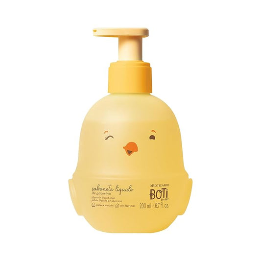 O Boticário Boti Baby Liquid Soap, Hair And Body Cleanser & Wash, 6.7 Ounce (200ml)