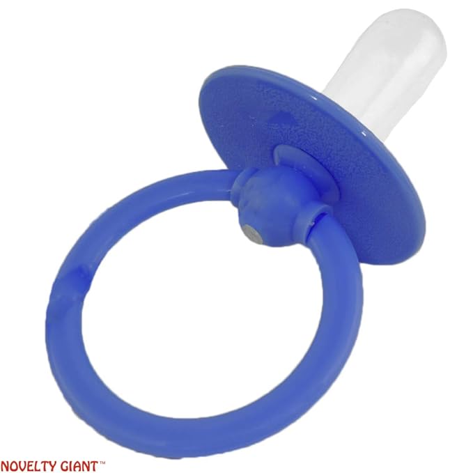 Giant Jumbo Baby Pacifier Novelty Costume Accessory (Blue)