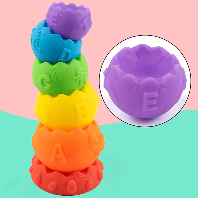 Baby Educational Sensory Ball Toy for Toddlers 1-3 Years, Preschool Stacking Blocks Montessori Toys for Babies Gifts 1 2 3 Years Old