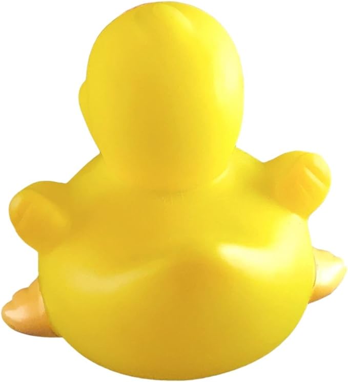 3" Rubber Duck [Sealed Hole, Floats Upright] - Baby Safe Bathtub Bathing Toy - Classic Rubber Duck