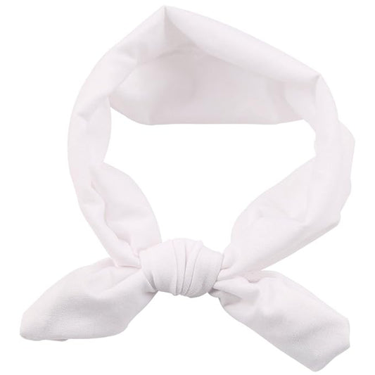 Baby Girl's Cute Toddler Bow Headbands Bowknot Rabbit Hairband Headwear for Daily Life Travel Photography (White)