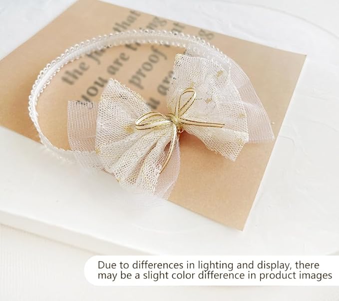 Bethynas Baby Girls Cute Bow-knot Headband Soft Lace Floral Hairbands Newborn Infant Toddlers Kids Hair Accessories (Style 11)
