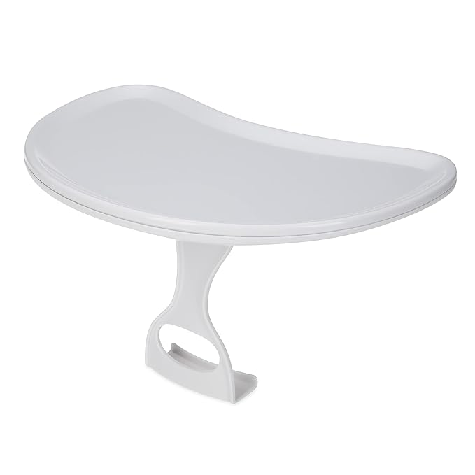 Nuby My Floor Seat Activity Tray - with Easy Release Latch and Easy to Clean - 4+ Months - White