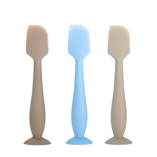 Diaper Cream Spatula Butt Spatula Baby Diaper Spatula, Soft Silicone Butt Paste Spatula Diaper Rash Cream Applicator Diaper Cream Brush with Suction Cup Base