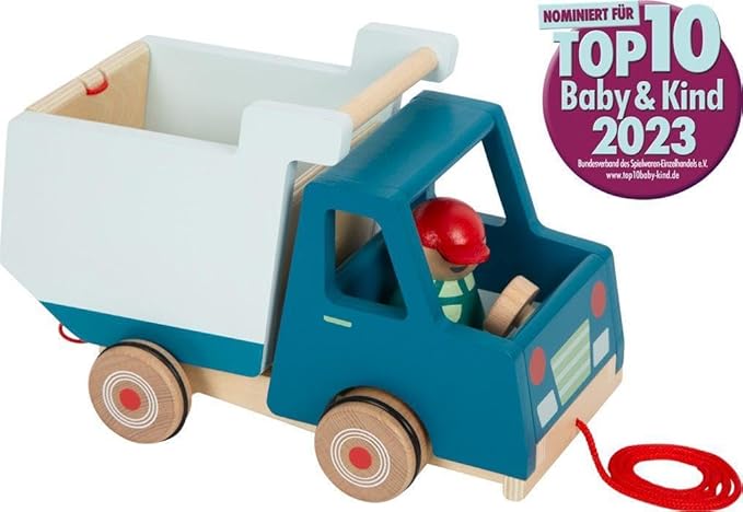 Pull-Along Dump Truck Playset