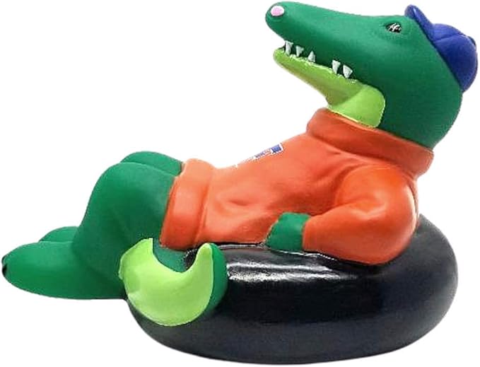 Florida Gators (Albert) Collegiate Bathtub Toys - Officially Licensed NCAA Team Mascots, Authentic Sports Memorabilia, Novelty Rubber Ducks (University of Florida)