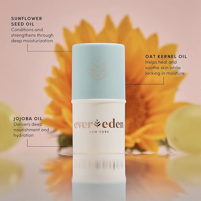 Evereden Dry Relief DUO - Baby Face Cream (1.7oz) & Lip Balm (0.14oz) - Clean, Vegan, Easy To Use Toddler Chapstick & Cream Bundle for Soothing Hydration - Non-Greasy, Fragrance-Free