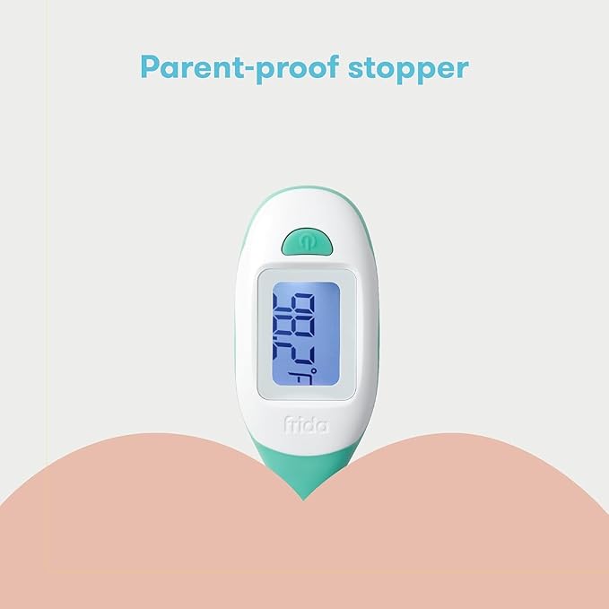 Frida Baby Medi Frida The Accu-Dose Pacifier Baby Medicine Dispenser & Quick-Read Digital Rectal Thermometer