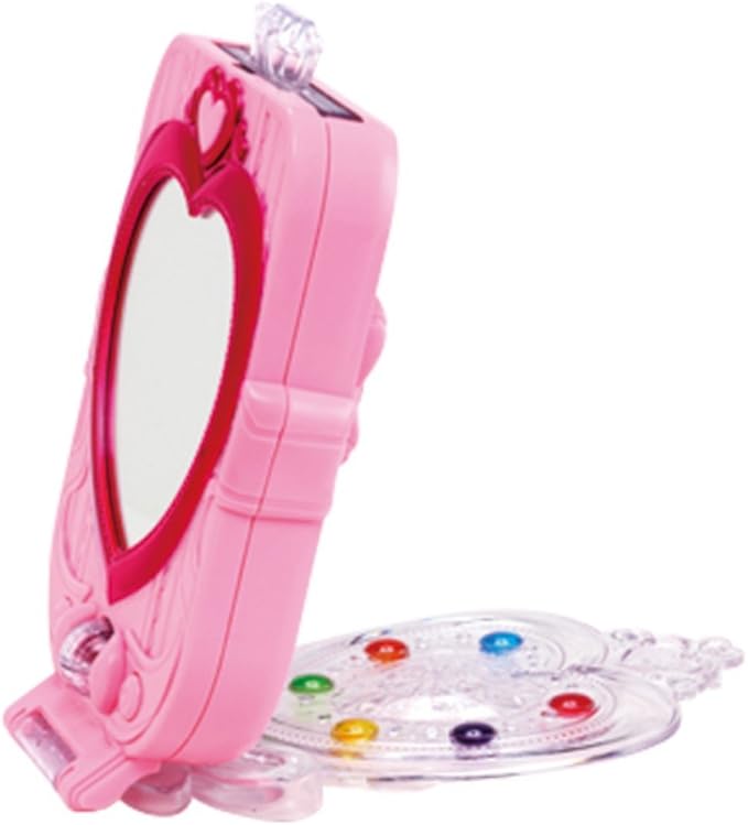 BANDAI Happiness Charge PreCure! Mirror, Wall-Mounted, Kids-Room Mirror, 8.78" x 8.94" x 2.52"