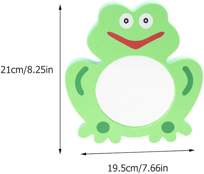 TOYANDONA EVA Bathing Toy Shower Toys for Toddlers 1-3 2pcs Mirror Bath Toys, Baby Mirror Frog Crab Bath for Toddlers Kids Bathtub Bathtime Baby Water