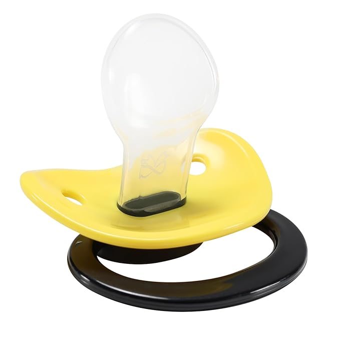 CutiePlusU Big Sized Pacifier Large Shield Blue Green Yellow