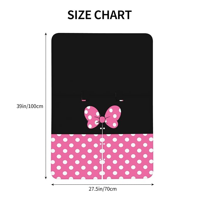 Pink Black Bow Polka Dot Car Seat Canopy Cover, Universal Fit for Infant Car Seats，Breathable,Multi-Use Nursing Cover, Gift Ready