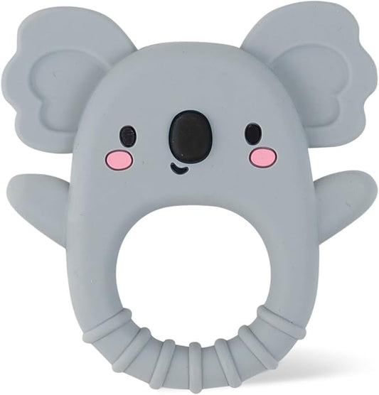 Tiger Tribe Silicone Teether Koala Soft BPA-Free Teething Relief Sensory Toy for Infants Newborns 0-18 Months