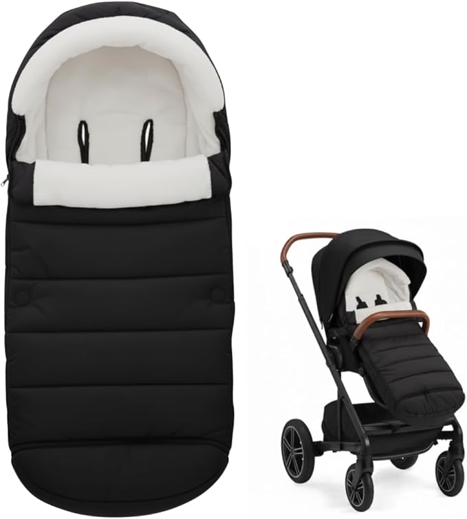 SASHA'S Footmuff designed for all Nuna Strollers (Mixx, Tavo, Triv, Trvl, Trvl Dubl, Demi, Swiv) (Bunting Bag) (Stroller not included)