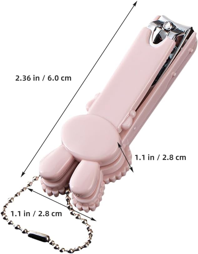 Totority Nail Clipper Cute Cartoon Design Portable Fingernail and Toenail Trimmer for Boys and Girls and Adults and Efficient Nail Clipping Tool for Travel and Home Use