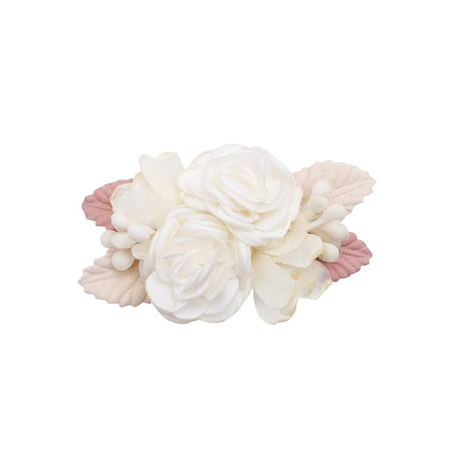 Flower Hair Clips Set-Cherrboll 3pcs Floral Hair Bow Accessories for Baby Girl Toddles Teen Gifts