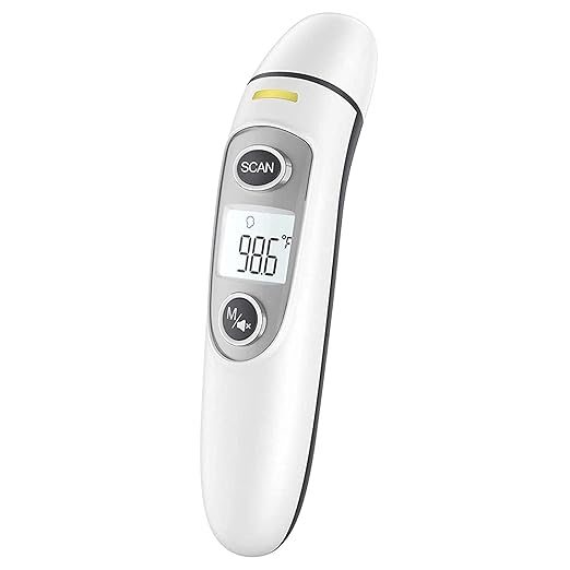 F103 Touchless Forehead Thermometer for Adults and Surface - 2 in 1 Dual Mode Fever Thermometer