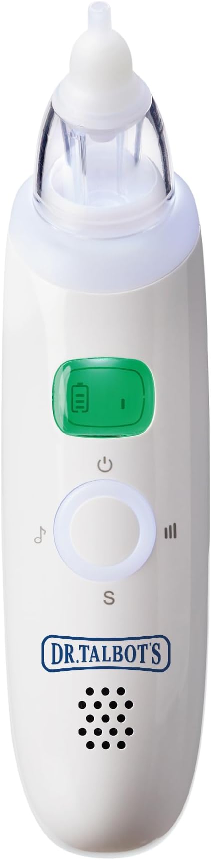 Dr. Talbot's Electric Nasal Aspirator for Babies - with Hygienic Travel Case - Ear Wax Removal Tool and Nose Cleaner