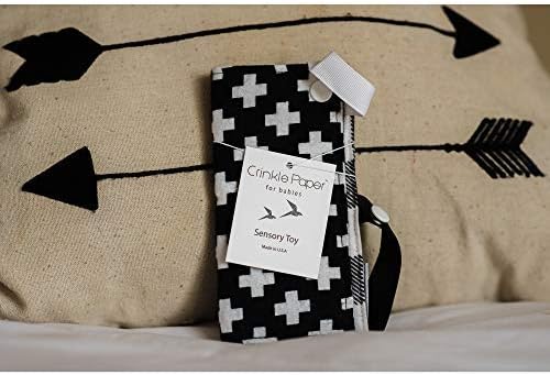 Crinkle Paper for Babies by Hyak Designs | High End Luxury Infant Sensory Toy for Fine & Gross Motor Skills. Hand Made Travel Friendly and Made + Safety Tested in The USA