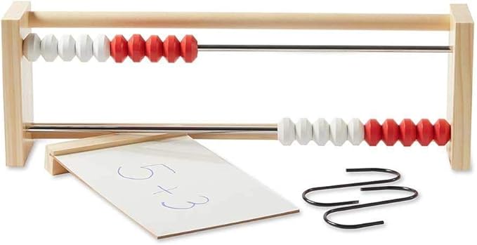 hand2mind Demonstration 20 Bead Rekenrek Classroom Set, Abacus for Kids Math, Math Manipulatives Kindergarten, Counting Rack for Kids, Counters for Kids Math, Kids Educational Toys (Set of 26)