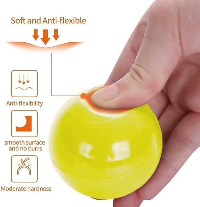 Wonder Space Soft Pit Balls, Chemical-Free Crush Proof Plastic Ocean Ball, BPA Free with No Smell, Safe for Toddler Ball Pit/Kiddie Pool/Indoor Baby Playpen