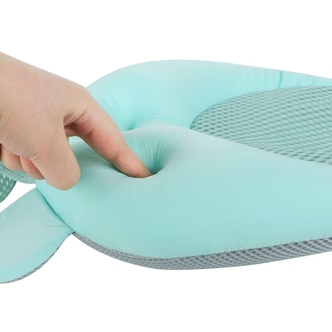 Baby Bath Seat Support Net Soft Infant Bathing Seat Support Mat Suspension Shower Pad Adjustable Non-Slip Newborn Bathtub Sling Mat Baby Sink Bather Tub Shower Net Bathtub Sit Up Mesh 0-6 Month