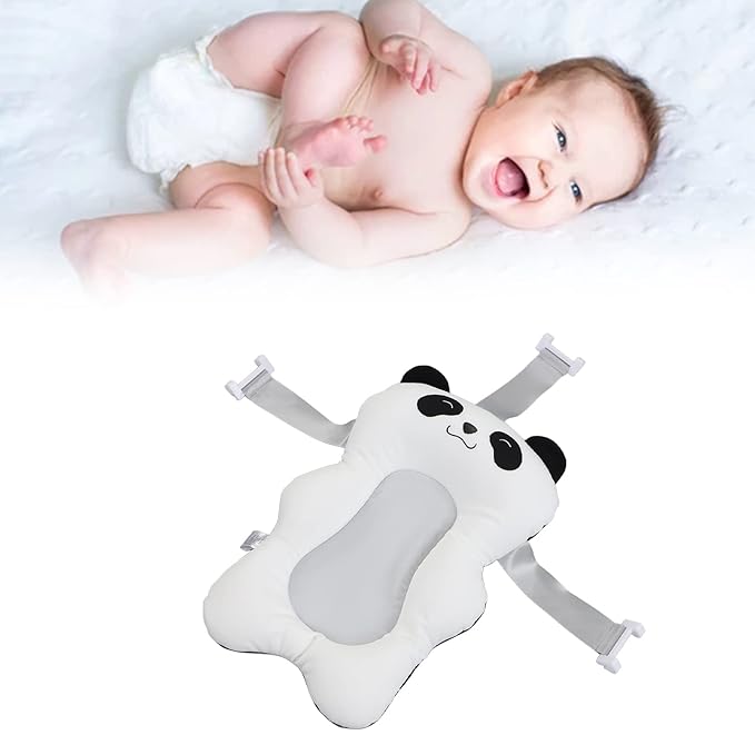 Baby Bath Tub Pad, Adjust Strap Soft Floating Tub Pillow Sink Bath Cushion, Give Baby Extra Support and Comfort While Bathing (1)