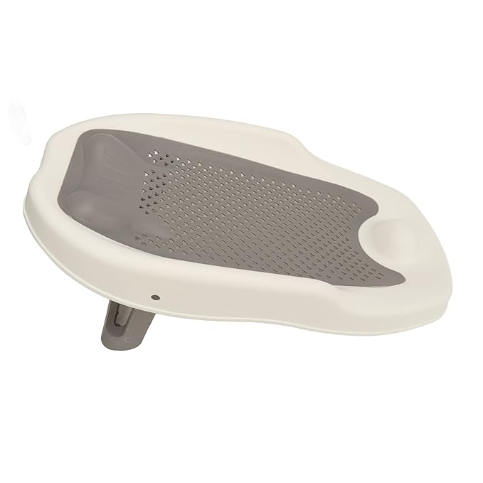 Foldable Baby Bath Support, Ergonomic Design, Quick Drainage, Non-Slip, Universal Fit Bathtub Holder, Hollow Pattern, for Newborns, Infants, and Travel