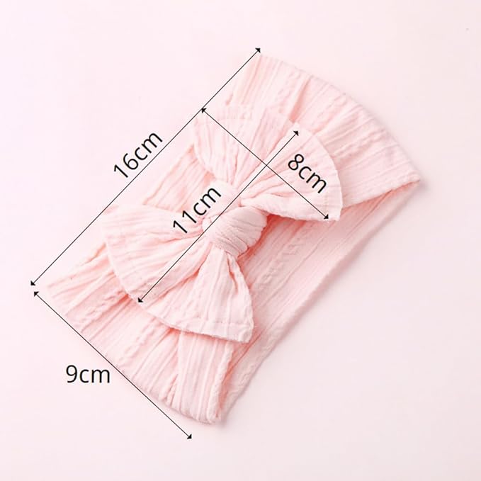 Baby Girls Soft Bows Headband and Daisy Flower Sunglasses Set Hair Bow Headwrap Hair Accessories for Toddler Infant