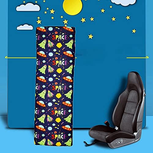 Baby Seat Belt Strap Cover, 2 Pcs Kids Car Seat Belt Cushions Pads, Shoulder Strap Protectors for Girls Boys (Space 7A)