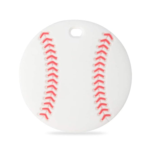 Sports Ball Series Baby Teething Toys,Food Grade Silicone Chew Teether for 3 Months+ Infant Boy and Girl,Toddler Sensory Chewing Teether,BPA Free (Baseball)