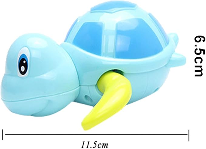3pcs Bath Swimming Turtle Toy for Baby Toddler, Wind Up Chain Bathing Water Toy, Swimming Bathtub Pool Cute Swimming Turtle Toys for Boys Girls.
