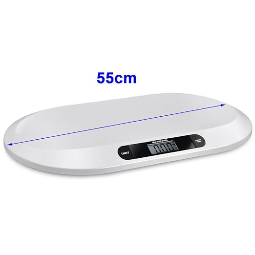 Comfort Babay Scale with LCD Display, High Precision Digital Smart Baby Scale Toddler Scale Infant Scale Baby Weighing Scale Body Weight for Baby, Capacity: 20kg/44lbs