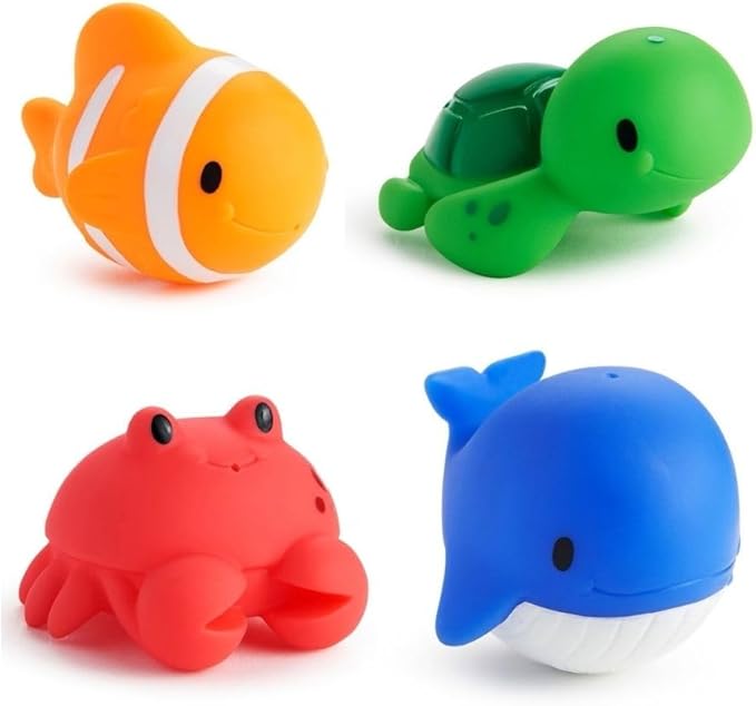 Munchkin® Ocean™ Squirts Baby Bath Toy, 4 pack