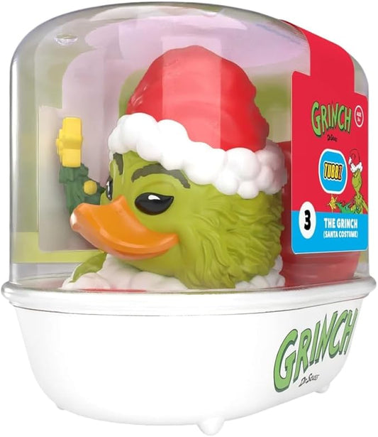 TUBBZ First Edition: The Grinch - Santa Outfit Grinch Cosplaying Rubber Duck Vinyl Figure