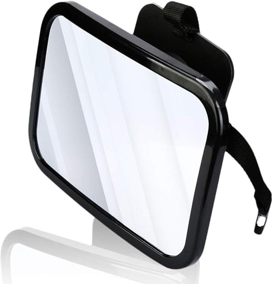 Car Baby Rear View Auto Dimming Mirror by Zone Tech - Premium Quality Large Adjustable Infant Child Mirror for Safety and Security