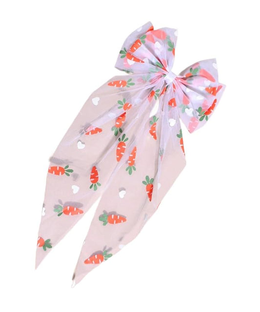 Baby Girls Carrot Hair Clips Pin Easter Bunny HairClips Carrot Hair Barrettes Pin JHE27 (E0-Bow)