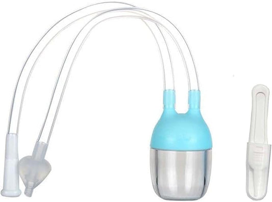 Baby Nasal Cannula with Nose Clip - Anti-Reflux Blue Oxygen Tube for Newborns, Infant Oxygen Therapy & Respiratory Care