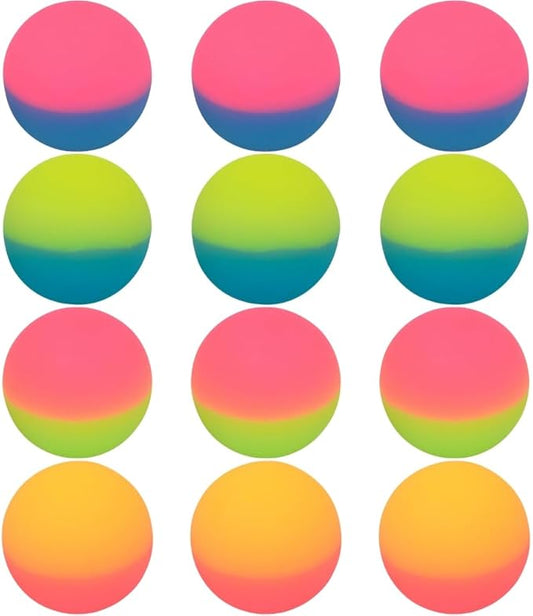 Rhode Island Novelty 60MM ICY Hi Bounce Balls, One Dozen