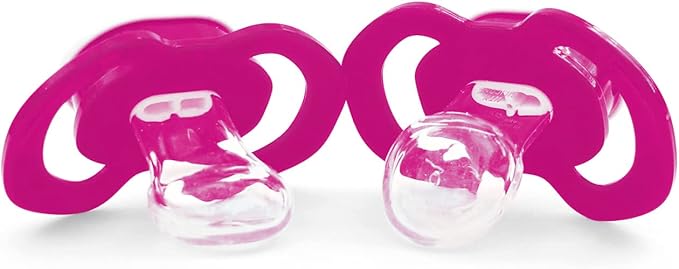 Baby Fanatic Girls Pink Pacifier 2-Pack - NFL New York Jets - Officially Licensed League Gear