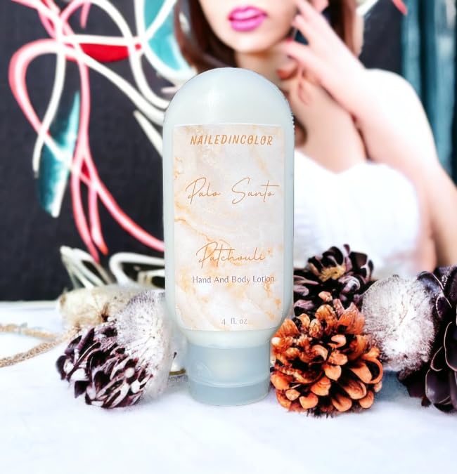 Palo Santo Patchouli Women's Goats' Milk Hand and Body Lotion- Ladie's Moisturizer-Cosmetic-Skin Care-Scented Lotion