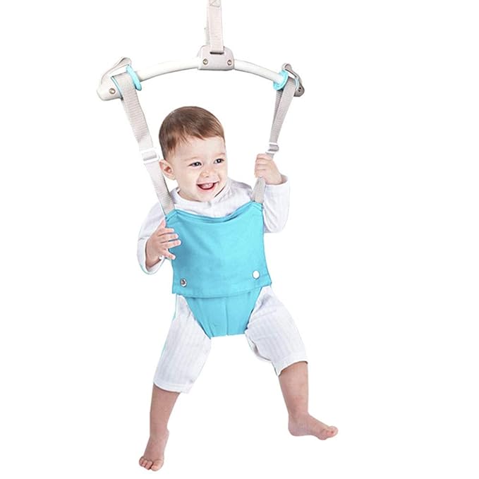 Baby Door Jumpers and Bouncers Exerciser Set with Door Clamp Adjustable Strap for Toddler Infant 6-24 Months CPC & CE Certified