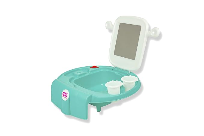 OKBABY Space Children's Wash Basin Helps Your Child Experience Hygiene with Fun - Dimensions 39 x 13 x 40 cm - Light Blue