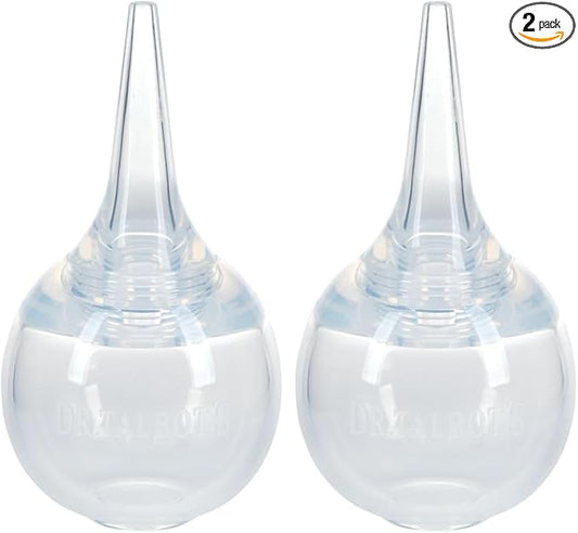 Dr. Talbot's Nasal Aspirator for Babies - Silicone - Includes Storage Case - Clear,(Pack of 2)