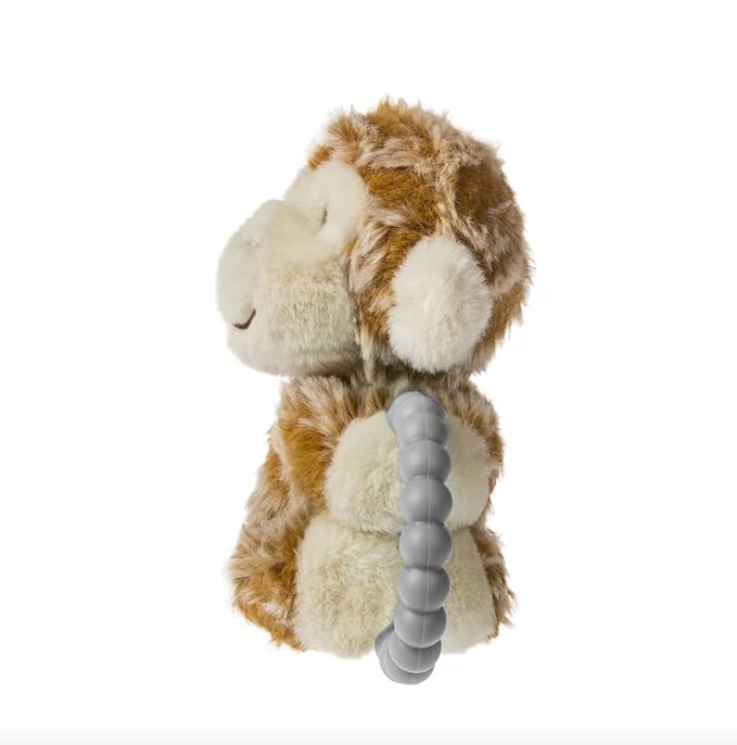 Mary Meyer Soft Baby Rattle with Soothing Teether Ring, 6-Inches, Afrique Monkey