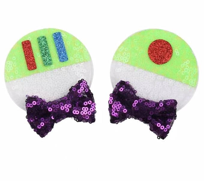 CLGIFT Minnie Ears Baby/Toddler Headband With Buzz Hair Clip