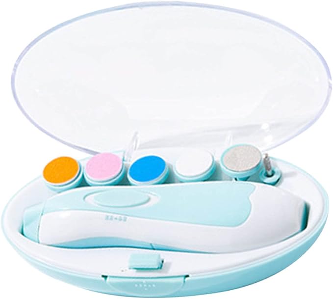 Baby Nail Clippers Baby Nail File Kit Additional Replacement Heads Newborn Toddler Toes and Fingernails Trim and Polis